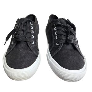 Old Navy Womens Black Canvas Sneakers Size 10